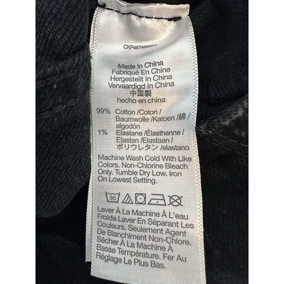 Madewell Black Denim Zip-Front Sleeveless Jumpsuit with Structured Front Size 14 - Picture 8 of 9